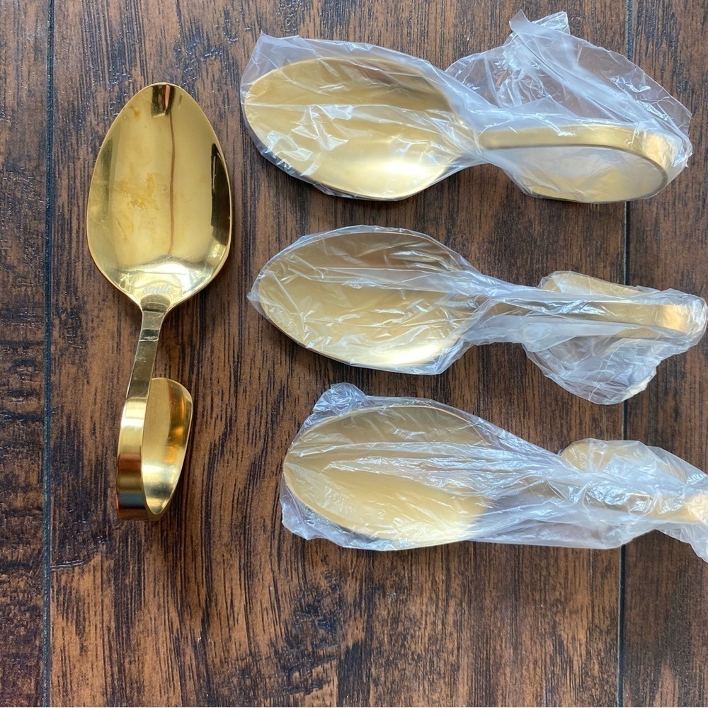 Inspirational Curved Handle Spoons, Set of 4
